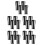 20Pcs Durable Black Mesh Fly Boots Breathable Horse Leg Guards 4