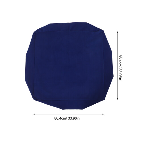 Foldable Blue Board Game Mat Thick Mahjong Table Cover for Games 2