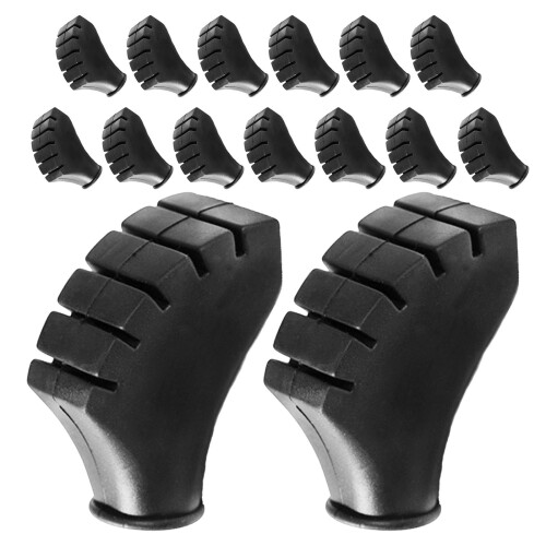 30Pièces Protections Durables En Caoutchouc Pour Embouts De Bâtons 1