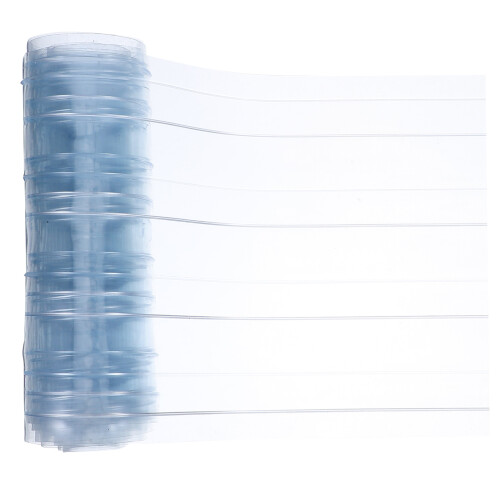 4Pièces Rideaux Porte En PVC Durable Transparent 1