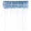 4Pièces Rideaux Porte En PVC Durable Transparent 3