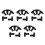 25Pièces Capuchons Bougies Caoutchouc Noir Stables Pour 7