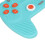 Baby Silicone Teether Game Controller Toy, Blue, Soft & Safe 11
