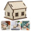 5Pièces Miniature Bois Khaki Pour Décor Jeu Educatif 11