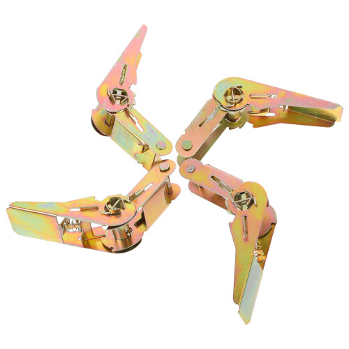 8Pièces Boucles Métal À Cliquet, Ajustement Précis Résistant 2
