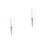 2Pièces Stylo Plume Transparent Rouge Grande Capacité 8