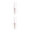 2Pièces Stylo Plume Transparent Rouge Grande Capacité 10