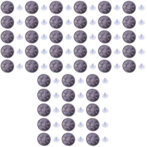 150Sets Verstärkte Metall Jeansknöpfe Robust Multicolor Für Kleidung 2