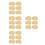 400Pièces Plateaux Ronds Mini Dessert Dorés Support Mousse Cupcake 4