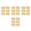 400Pièces Plateaux Ronds Mini Dessert Dorés Support Mousse Cupcake 5