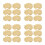 400Pièces Plateaux Ronds Mini Dessert Dorés Support Mousse Cupcake 7