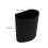 10Pcs Mini Black Plastic Hanging Buckets Space-Saving Storage Baskets 3