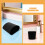 10Pcs Mini Black Plastic Hanging Buckets Space-Saving Storage Baskets 9