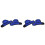 2Paare Trainingshandschuhe Elastisch Gewichtete Gym 2