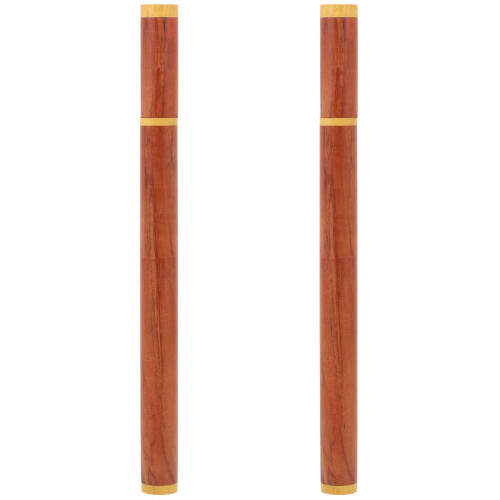 2Stk Kompakter Holz Räucherstäbchen Aufbewahrung Behälter 2