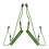 4Pièces -Harmonica Vert Métal Réglable Style Collier Scène 3