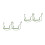 4Pièces -Harmonica Vert Métal Réglable Style Collier Scène 5