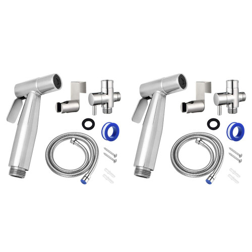 2Sets Bidet Sprayer Toilettenspritze Mit 1