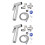 2Sets Bidet Sprayer Toilettenspritze Mit 5
