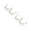 4Pièces -Harmonica Vert Métal Réglable Style Collier Scène 9