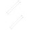 2Pairs Adjustable White Iron Curtain Rods for Bathroom and Window Use 9