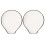 8Pcs Mini White Ceramic Spoon Stand Ladle Rest for Home Use 2
