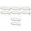 8Pcs Mini White Ceramic Spoon Stand Ladle Rest for Home Use 5