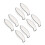 8Pcs Mini White Ceramic Spoon Stand Ladle Rest for Home Use 9