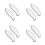 8Pcs Mini White Ceramic Spoon Stand Ladle Rest for Home Use 10