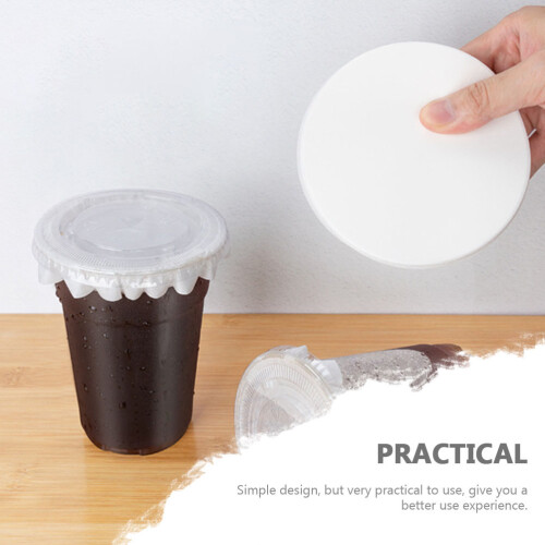 Coffee Leak Proof Paper 500pcs For Drink Cups White 2