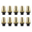 30Pièces Connecteurs Dorés +pièce Serrage Protection Câbles 3