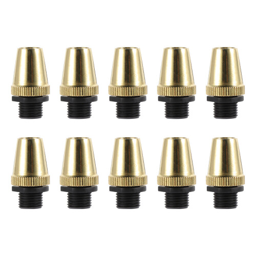 30Pièces Connecteurs Dorés +pièce Serrage Protection Câbles 2