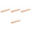 4Pièces Porte-Couvercle Puzzle Bois Beige - Support Stable Et Compact 7