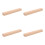 4Pièces Porte-Couvercle Puzzle Bois Beige - Support Stable Et Compact 9