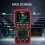 Handheld 2in1 Oscope Meter with Digital Display 1MHz Bandwidth 2.5Msps Sampling 4