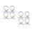 4Pièces Compteur De Perles Prière Bouddhiste Multifonction Miniature 5