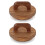 2Pcs Tampas Herméticas De Madeira Com Silicone Para Potes Boca Larga 10