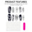 (XS) Punk hopea-mustat tekokynnet – 50 kpl 3