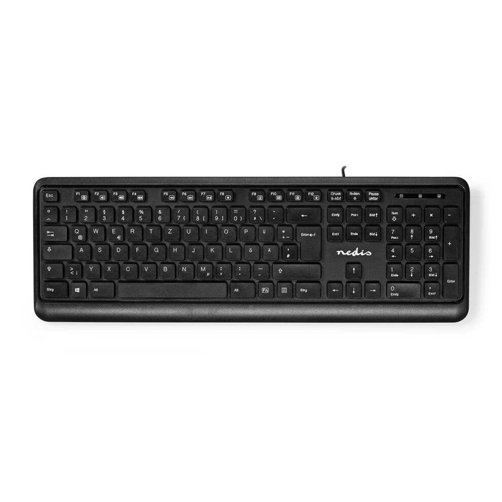 Wired Keyboard | Usb-A | Multimedia | Qwerty | De Layout | Numeric Keyboard 5412810408368