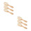 6Pièces Bain Bois Beige Pour Sensible 7