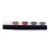 5Pièces Clip -Pick Guitare Noir Double Rangée Compatible Micro 2