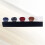 5Pièces Clip -Pick Guitare Noir Double Rangée Compatible Micro 8