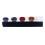 5Pièces Clip -Pick Guitare Noir Double Rangée Compatible Micro 9