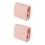 2Pcs Pink Nail Drill Bits Organizer Silicone Case for Home Manicure 6