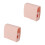 2Pcs Pink Nail Drill Bits Organizer Silicone Case for Home Manicure 8