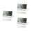 3Pcs Folding Digital Clock White Ultra Thin LCD Desk Alarm with Snooze 6