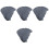 24Pcs Sweatbands Hard Hat Liners Light Grey Comfortable Cotton 5