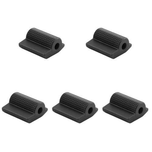 5Pièces Couvre-Levier Caoutchouc Noir Protection Chaussures 1