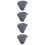 24Pcs Sweatbands Hard Hat Liners Light Grey Comfortable Cotton 10