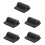 5Pièces Couvre-Levier Caoutchouc Noir Protection Chaussures 6